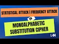 Security Attack - Statistical Attack Frequency Analysis Attack