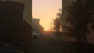 وتغيب الشمس ظل الشمس باقي ظلام الليل من باكر تزيله 