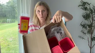 Nuogo Sharps Container Portable Safe Disposal