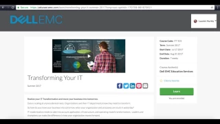 Dell EMC ITX MOOC How to Access Course Material