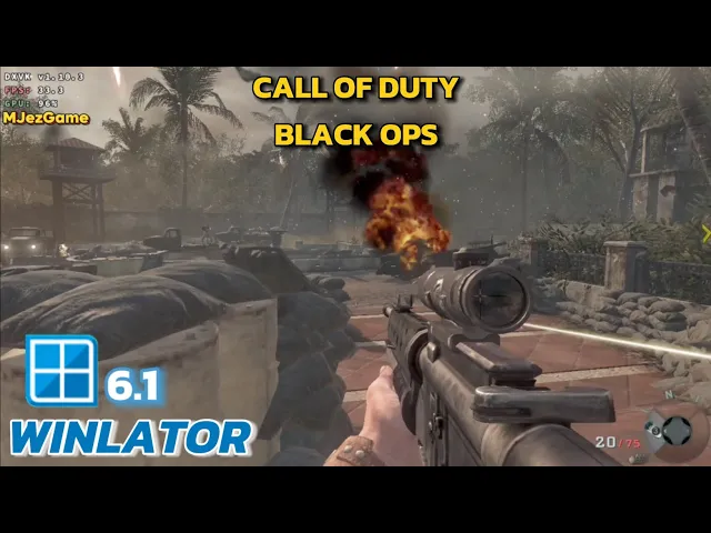 Winlator - Gameplay Call Of Duty: Black Ops - Windows