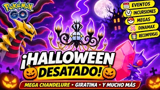 🎃 ¡SEMANA TOP! HALLOWEEN LO CAMBIA TODO! 👻 MEGA CHANDELURE, GIRATINA y MÁS en Pokémon GO