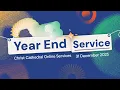 Lagu IBADAH 4 PM - Christ Cathedral Year End Online Service (LIVE) | 31/12/25 | Ps. Andry Montolalu