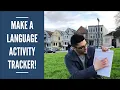 How To Make A Language Tracking Sheet