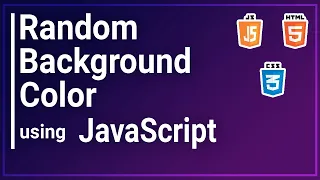 How to Create Random Color Generator Using Javascript Javascript Tutorial for Beginners Js