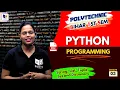 Python Programming String List Tuple set and Dictionary Ch 3 Lec-3 Bihar Semester Live Class