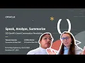 Developer Coaching - Speak Analyze Summarize OCI GenAI s Smart Conversation Revolution