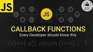 Callback functions in JavaScript learn JavaScript JavaScript Begginer