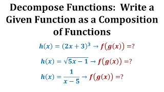 Ex Decompose Functions