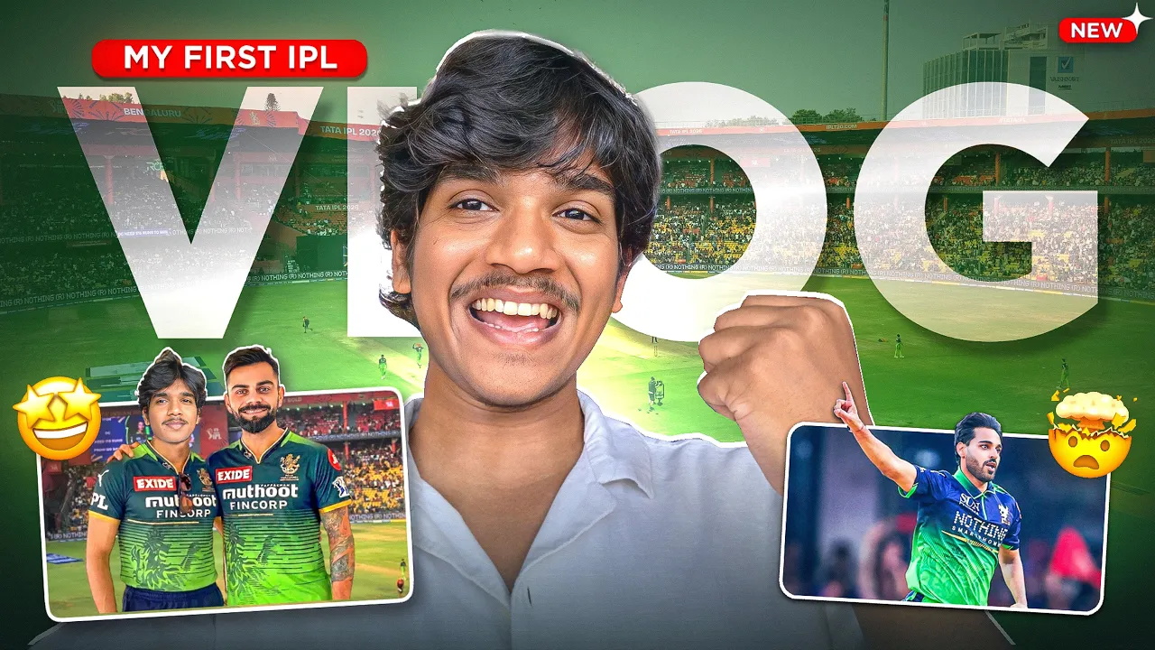 RCB vs Delhi IPL 2026 Vlog 🏟️🔥 | First Stadium Experience