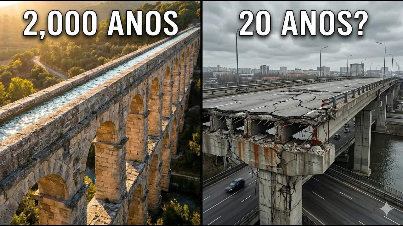 Por que os Aquedutos Romanos NÃO CAEM? (A Engenharia que Venceu o Tempo)