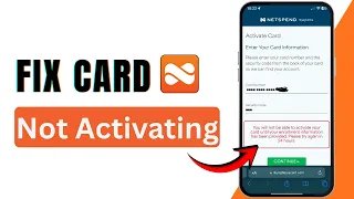 How to Fix Netspend Card Not Activating 2026 Netspend Card Activation Problem