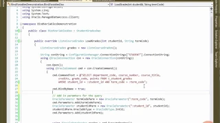04 05 Using Bind Variables in Applications