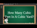 How Many Cubic Feet In A Cubic Yard