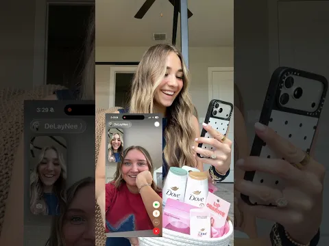 Surprising my sister with my fav vanilla @Dove products🕊️ #DovePartner