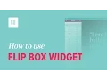 How to Use the Flip Box Widget on Elementor Page Builder Pro Feature