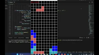 Tetris game made with python pygame