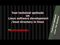 A technical question on boot directory in linux