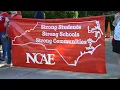 Dozens of Wake County Public School System employees rally for better pay ahead of budget vote