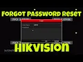 How To Reset Your PASSWORD on Hikvision NVR DVR Recorder