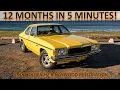 START TO FINISH IN 5 MINUTES 1979 HOLDEN KINGSWOOD RESTORATION TIMELAPSE