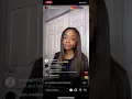 Skai Jackson ig live