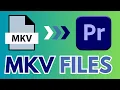 Premiere Pro: How to Import .MKV files (3 Solutions)