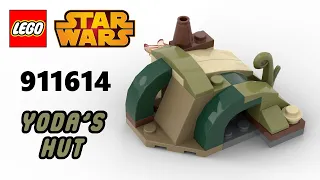 LEGO 911614 YODA'S HUT | LEGO Starwars Magazine Gift Virtual Build