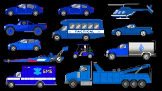 Blue Vehicles - The Kids' Picture Show