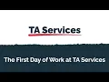 Careers in Logistics The First Day of Work at TA Services