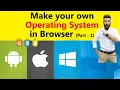Make your own Operating System in browser HTML CSS and JavaScript Part 1