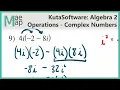 KutaSoftware Algebra 2 - Operations With Complex Numbers