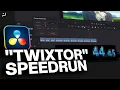 Twixtor Speedrun DaVinci Resolve WR 23