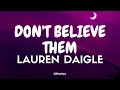Lauren Daigle - Don't Believe Them (Tradução/Legendado) PT-BR