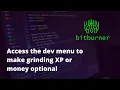 Access the dev menu to make grinding XP or money optional - Bitburner