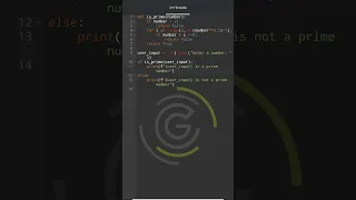 Check a given number is a Prime number using Python For Loop
