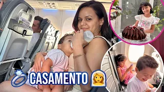 Download VIAGEM DE AVIÃO EM FAMILIA PARA O CASAMENTO DO IRMÃO DA LARA E LIAN: muita comida e diversao MP3