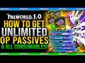 UNLIMITED PAL IMPLANTS OP PASSIVES GLITCH - Infinite Pal Consumables Exploit Guide