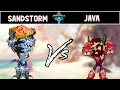 Reaction Compilation to Sandstorm vs Java - BCX 2021