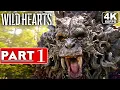 WILD HEARTS Gameplay Walkthrough Part 1 4K 60FPS PC - No Commentary FULL GAME
