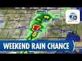 Next decent rain chance is this weekend in Detroit