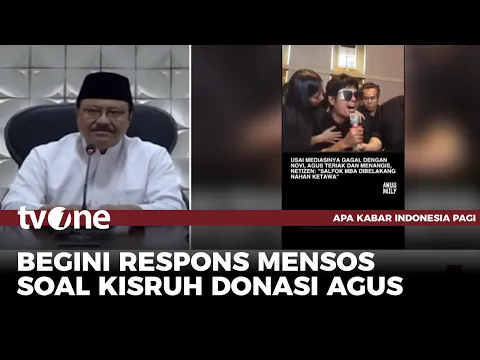 Mensos Buka Suara Soal Kisruh Donasi Agus Salim