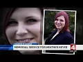 Memorial service held for Heather Heyer woman killed by car in Charlottesville