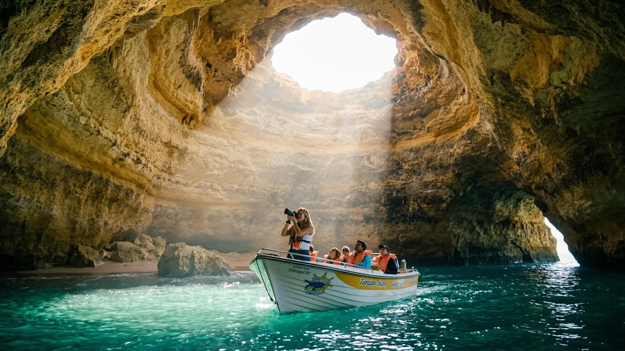 Taruga Boat Tour Benagil Caves Portugal