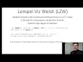 Huffman Coding Lempel Viz Welsh