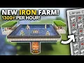 Minecraft NEW IRON Farm in 1 21 Bedrock PE 1300