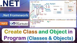 Create Class and Object in Program Example VB Net Classes and Objects Part 3