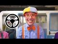 Blippi & Ms Rachel Learn Vehicles - Wheels on the Bus - Videos for Kids - Tractor, Car, Truck + More