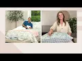 Home Reflections Garden Party Quilt Sham Set on QVC
