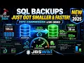 SQL Server 2025 Series SQL Backups Just Got Smaller and Faster - ZSTD Compression Live Demo